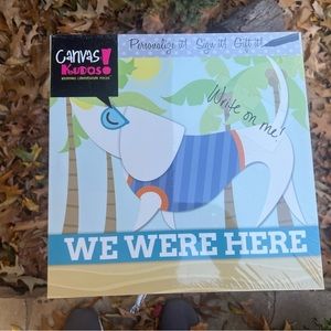CANVAS Kudos  Personalized Art  “We Were Here”
